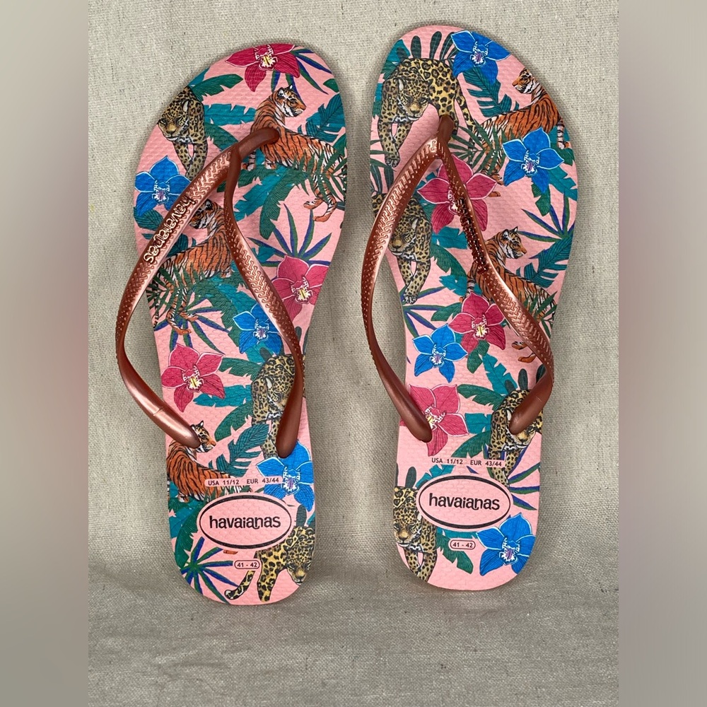 Havaianas Tropical Slim Flip Flops